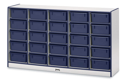 Rainbow Accents® 25 Tub Mobile Storage - with Tubs - Navy