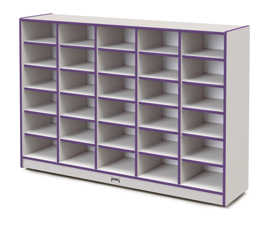 Rainbow Accents® 30 Tub Mobile Storage - without Tubs - Purple