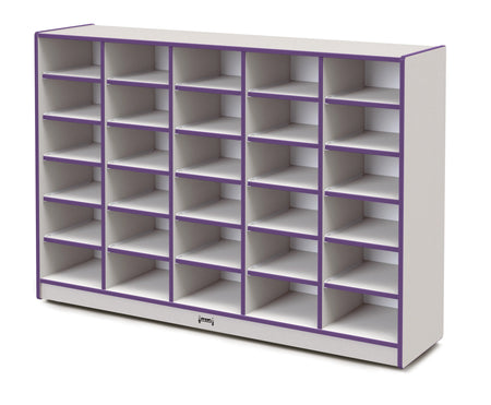 Rainbow Accents® 30 Tub Mobile Storage - with Tubs - Purple
