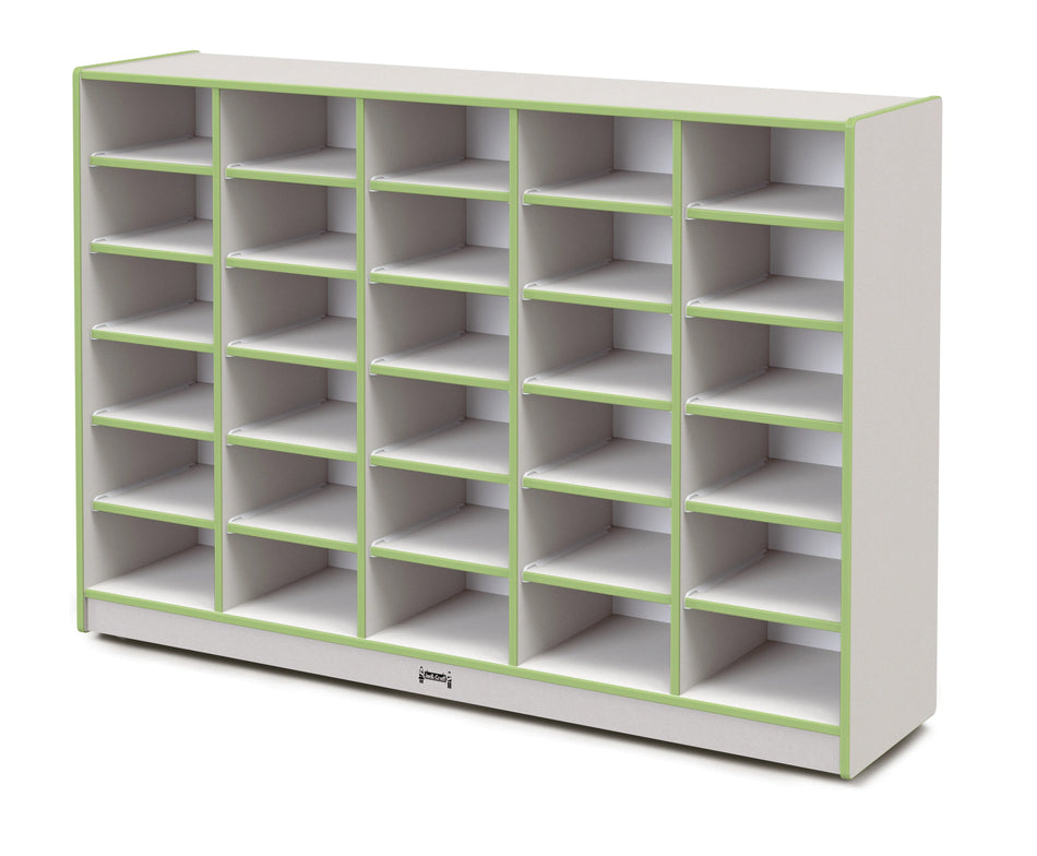Rainbow Accents® 30 Tub Mobile Storage - without Tubs - Key Lime Green