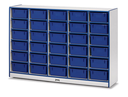 Rainbow Accents® 30 Tub Mobile Storage - without Tubs - Blue