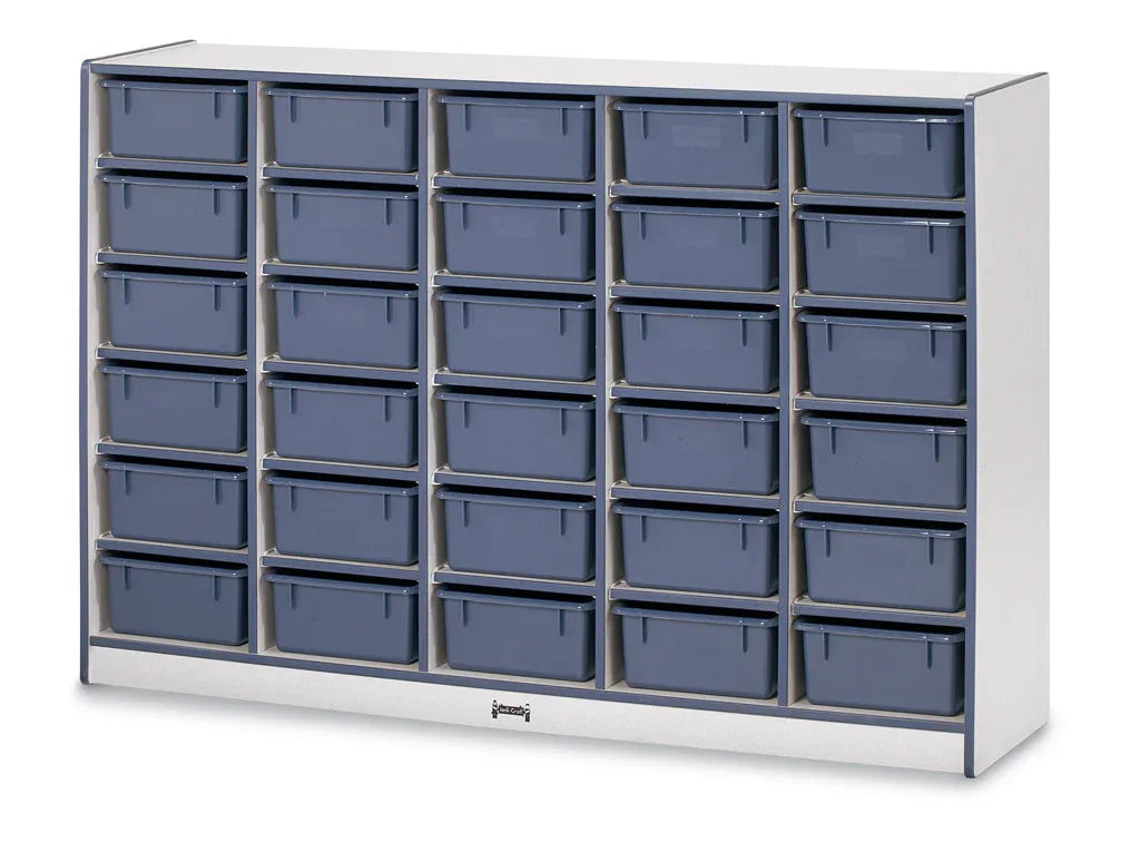 Rainbow Accents® 30 Tub Mobile Storage - without Tubs - Navy