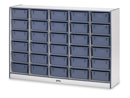 Rainbow Accents® 30 Tub Mobile Storage - with Tubs - Navy