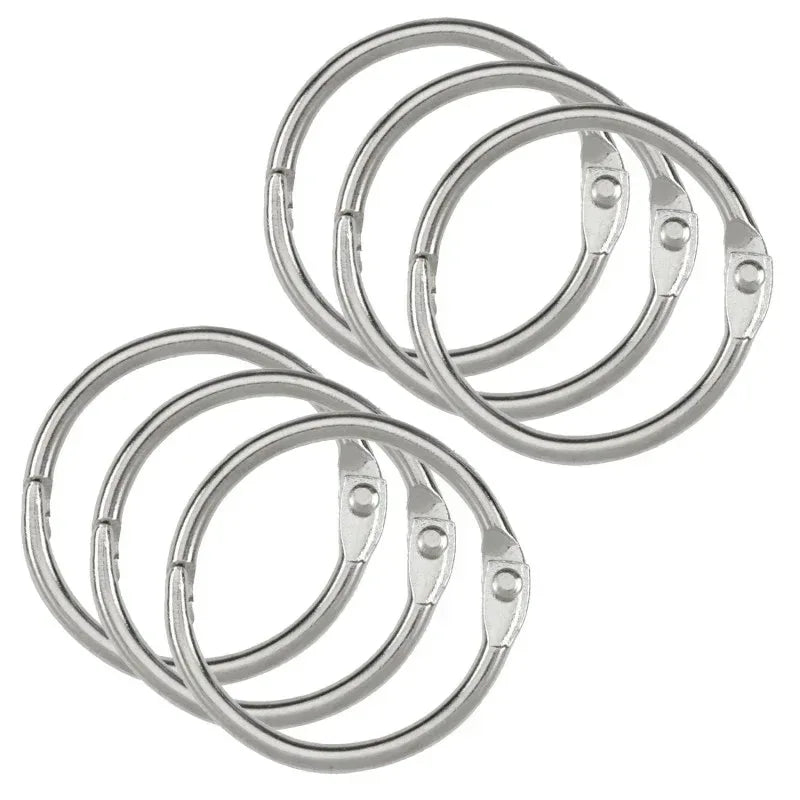 Binder Rings, 1.5", 6 Per Pack, 6 Packs