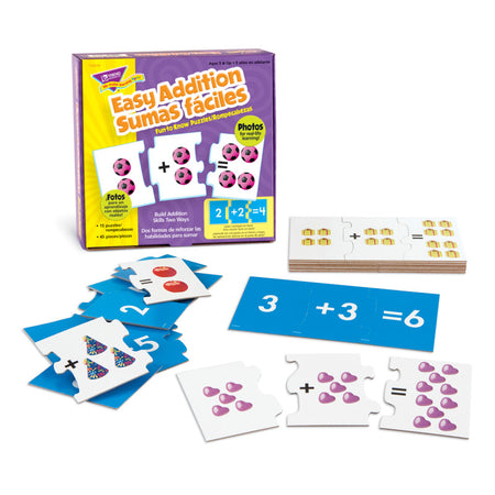 Easy Addition/Sumas faciles Fun-to-Know&reg; Puzzles