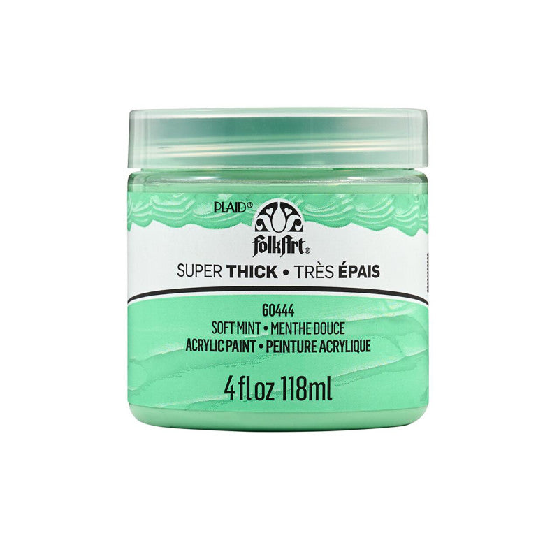 Super Thick Acrylic Paint, 4 oz, Soft Mint