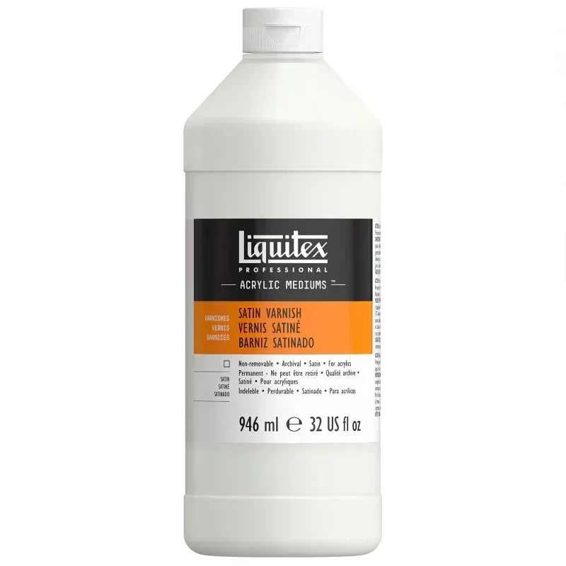 Professional Acrylic Satin Varnish, Clear, 32 oz (946 mL)
