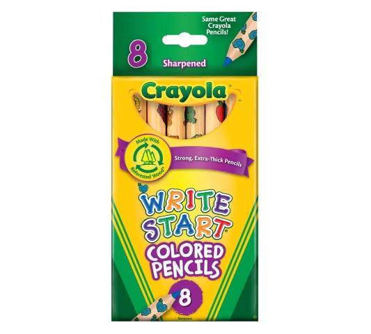 Crayola® Write Start Colored Pencils 8 ct. (BIN684108)