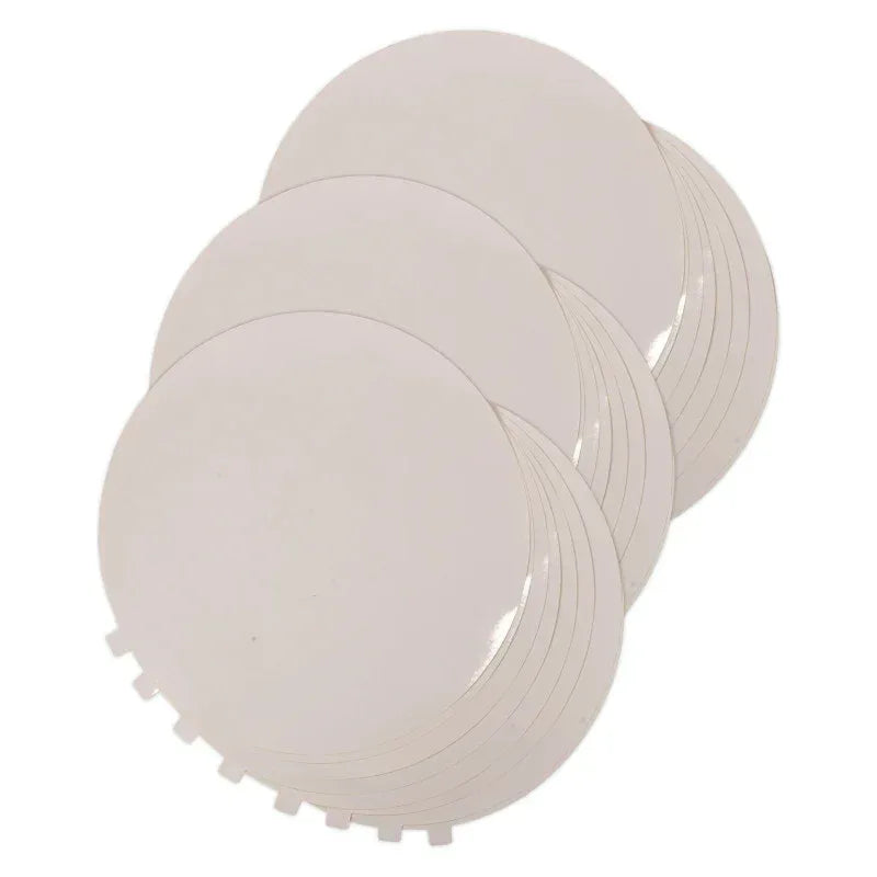 Round Adhesive Blank Replacement Sheets, 8 Per Pack, 3 Packs