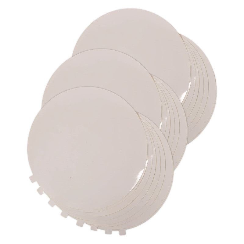 Round Adhesive Blank Replacement Sheets, 8 Per Pack, 3 Packs
