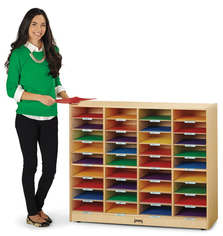 Jonti-Craft® Mobile Mailbox Organizer - Magnetic Write-n-Wipe Back