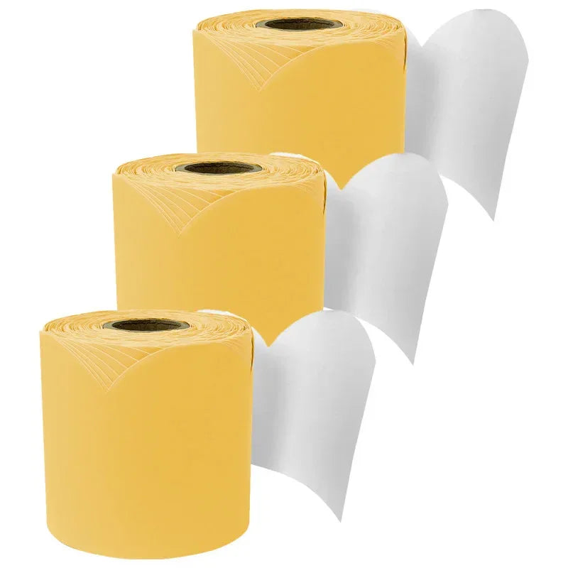 Rolled Scalloped Bulletin Board Border, Goldenrod, 65 Feet, Pack of 3