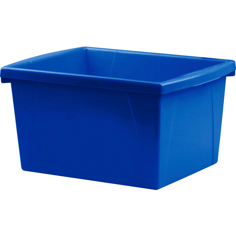 4 Gallon Storage Bin, Blue