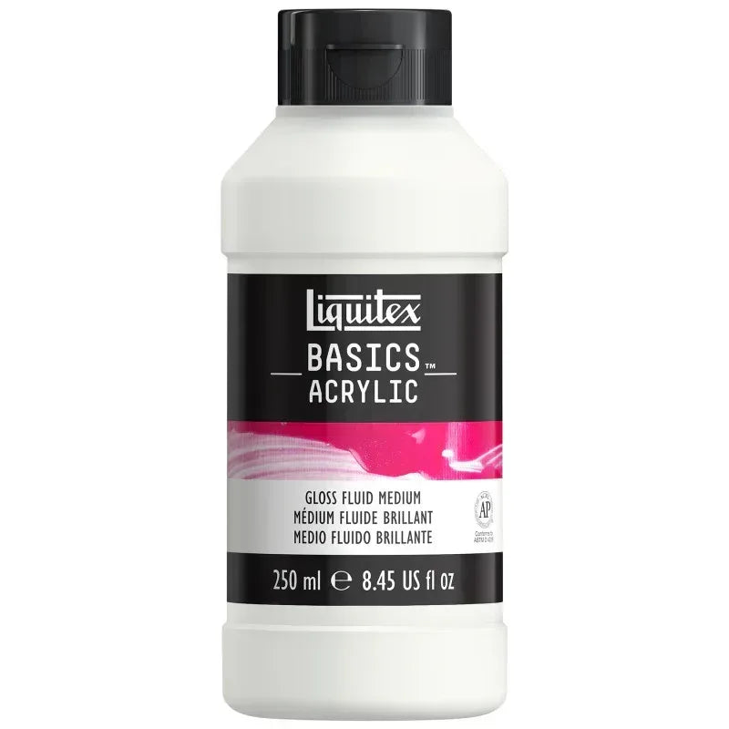 BASICS Gloss Fluid Medium, 250 mL Bottle