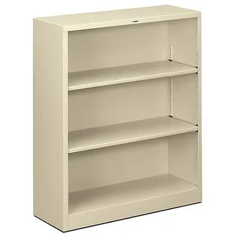 Hon, Brigade 3-Shelf Bookcase 12.63"D x 34.5"W x 41.0"H, Putty, HONS42ABCS