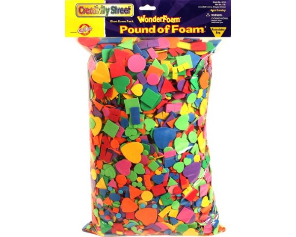 WonderFoam 1 lb Bag, Contains over 5,000 pieces