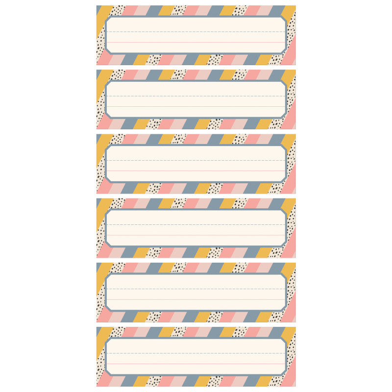 We Belong Nameplates, 36 Per Pack, 6 Packs