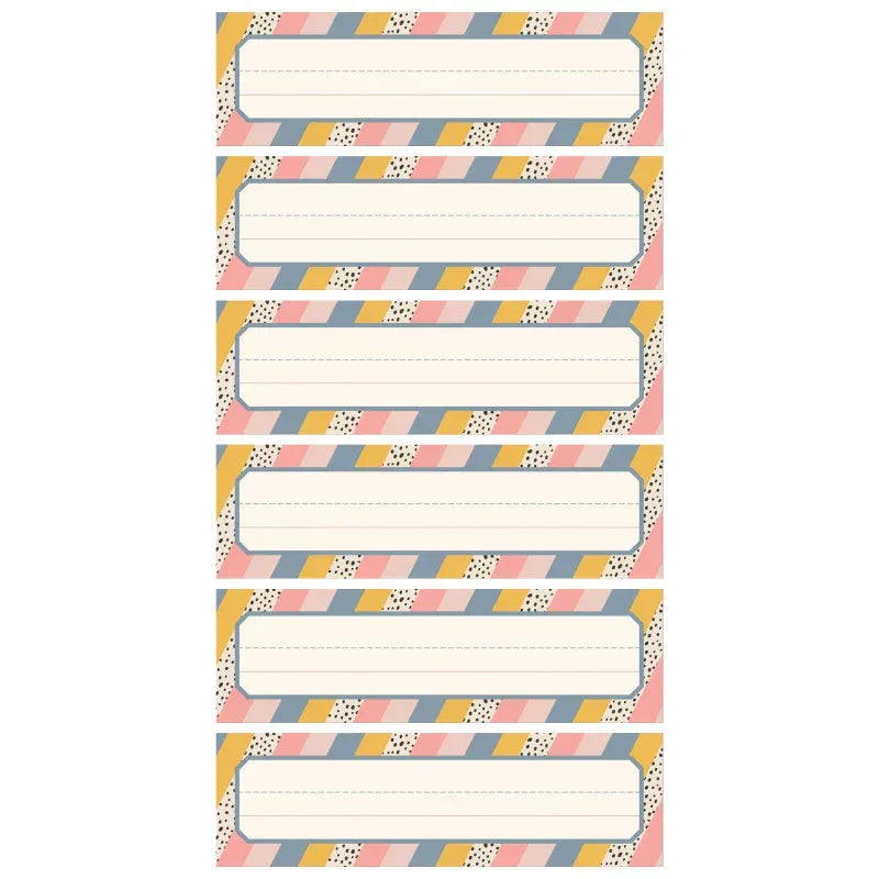 We Belong Nameplates, 36 Per Pack, 6 Packs