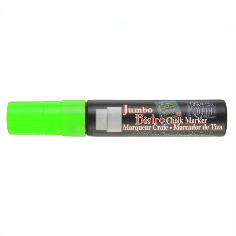 Jumbo Bistro Chalk Marker, 481F-S, Fluorescent Green