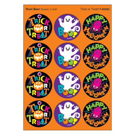 Trick or Treat!/Root Beer Stinky Stickers&reg;, 48 Count
