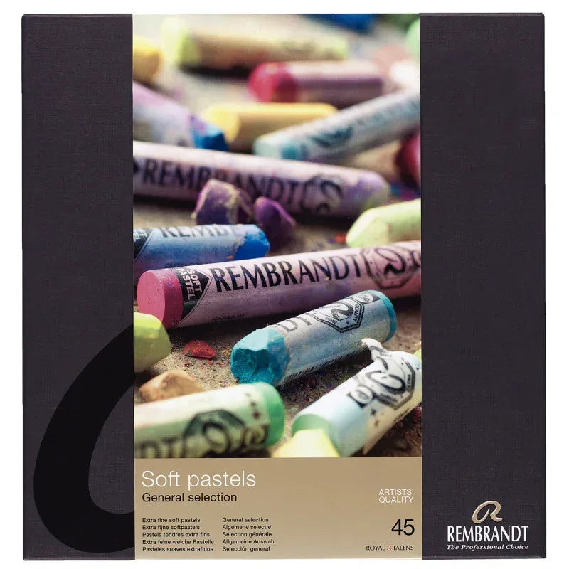 Soft Pastel Cardboard Box Set, General Selection, 45 Full Sticks