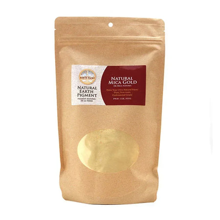 Earth & Mineral Pigments - Natural Gold Mica - 1 lb.