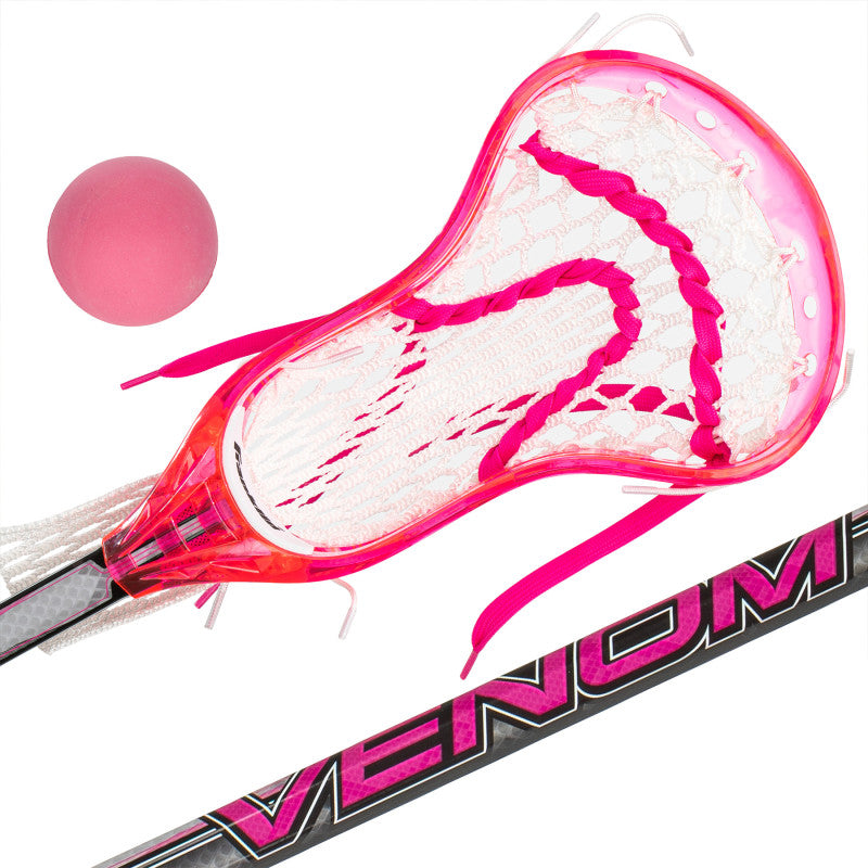 34" MINI LACROSSE STICK - PINK