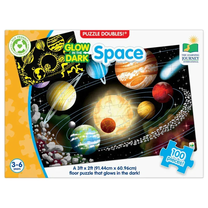 Puzzle Doubles - Glow In The Dark - Space