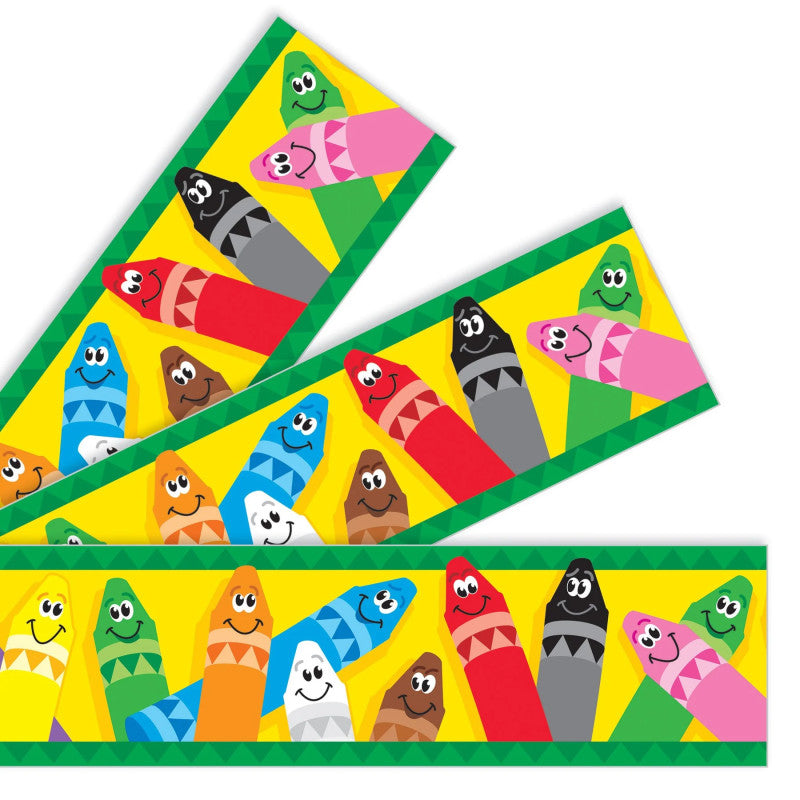 Colorful Crayons Bolder Borders&reg;, 35.75'