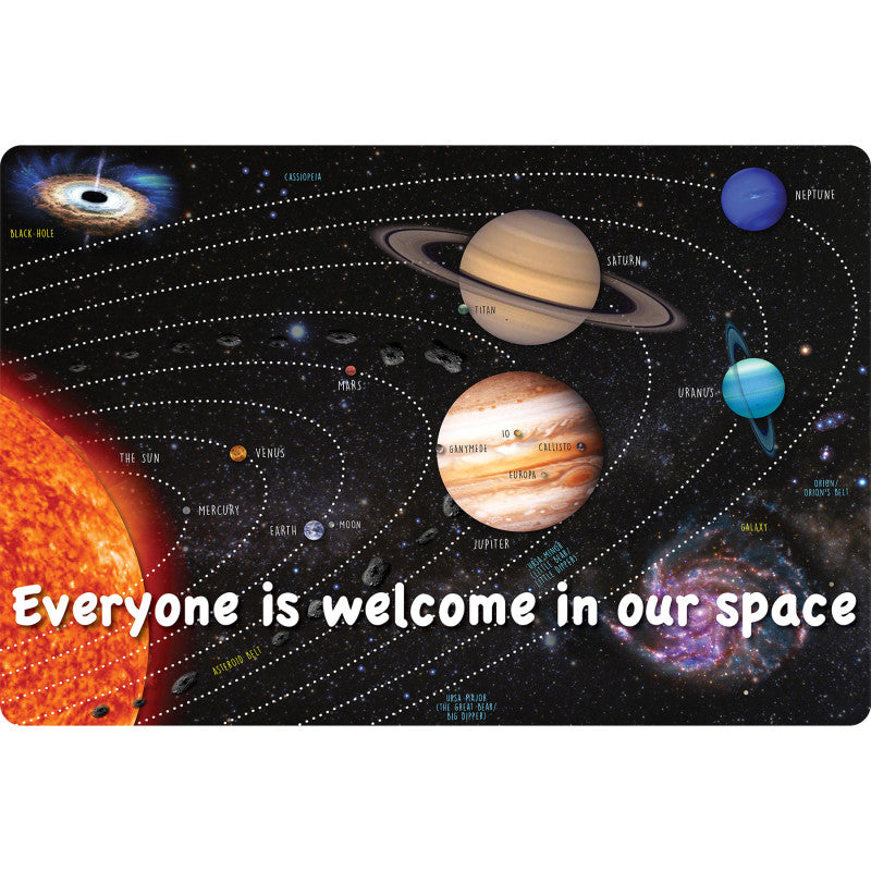 Computer Mouse Pad, 8" x 10", Everyone is Welcome in our Space