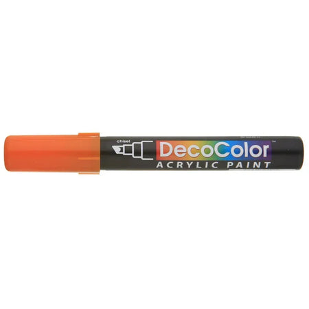 DecoColor® Acrylic Paint Pen, 315-S, Chisel Tip, Pumpkin #87