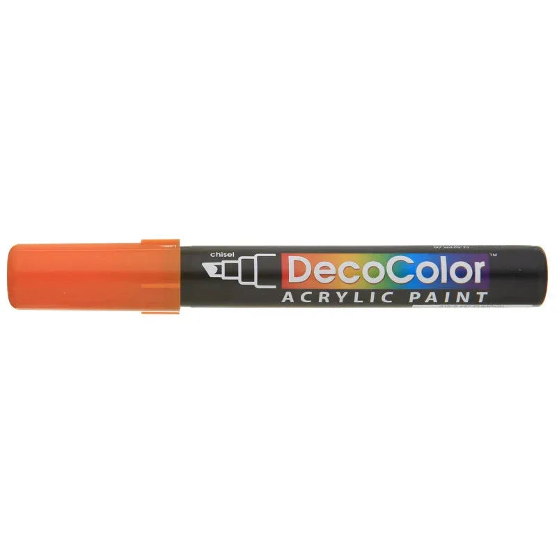 DecoColor® Acrylic Paint Pen, 315-S, Chisel Tip, Pumpkin #87