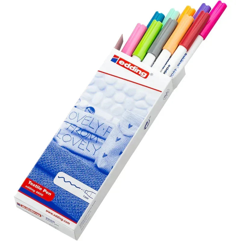 4600 Series Textile Pen, Fun Colors, Box of 10