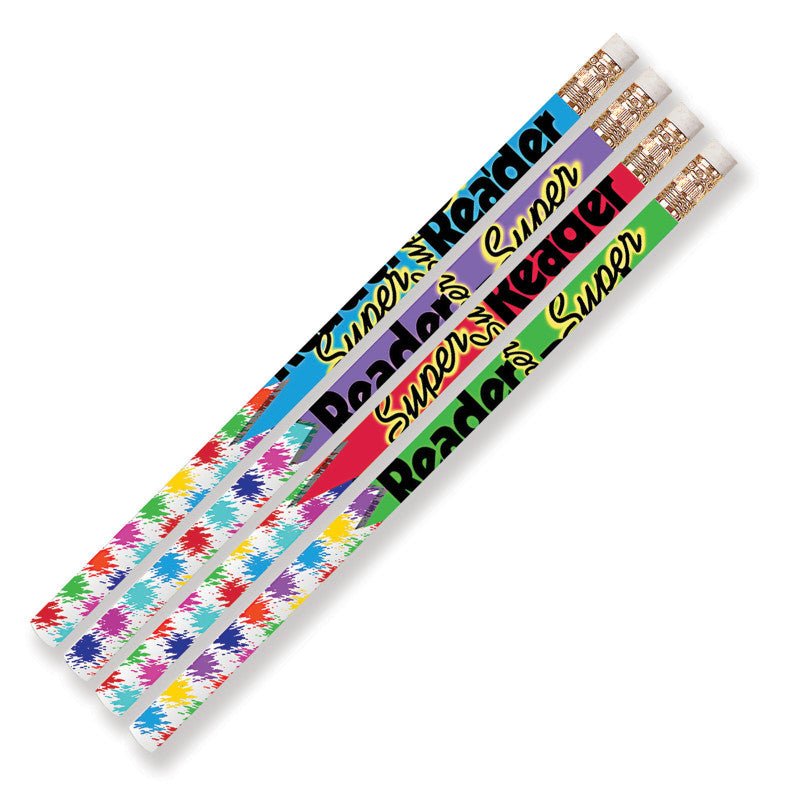 Super Reader Motivational Pencils, Pack of 144