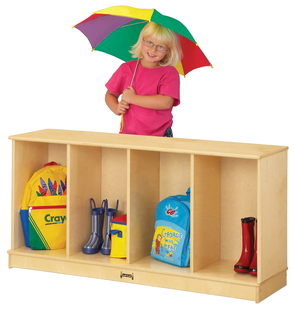 Jonti-Craft® Stacking Open Lockers