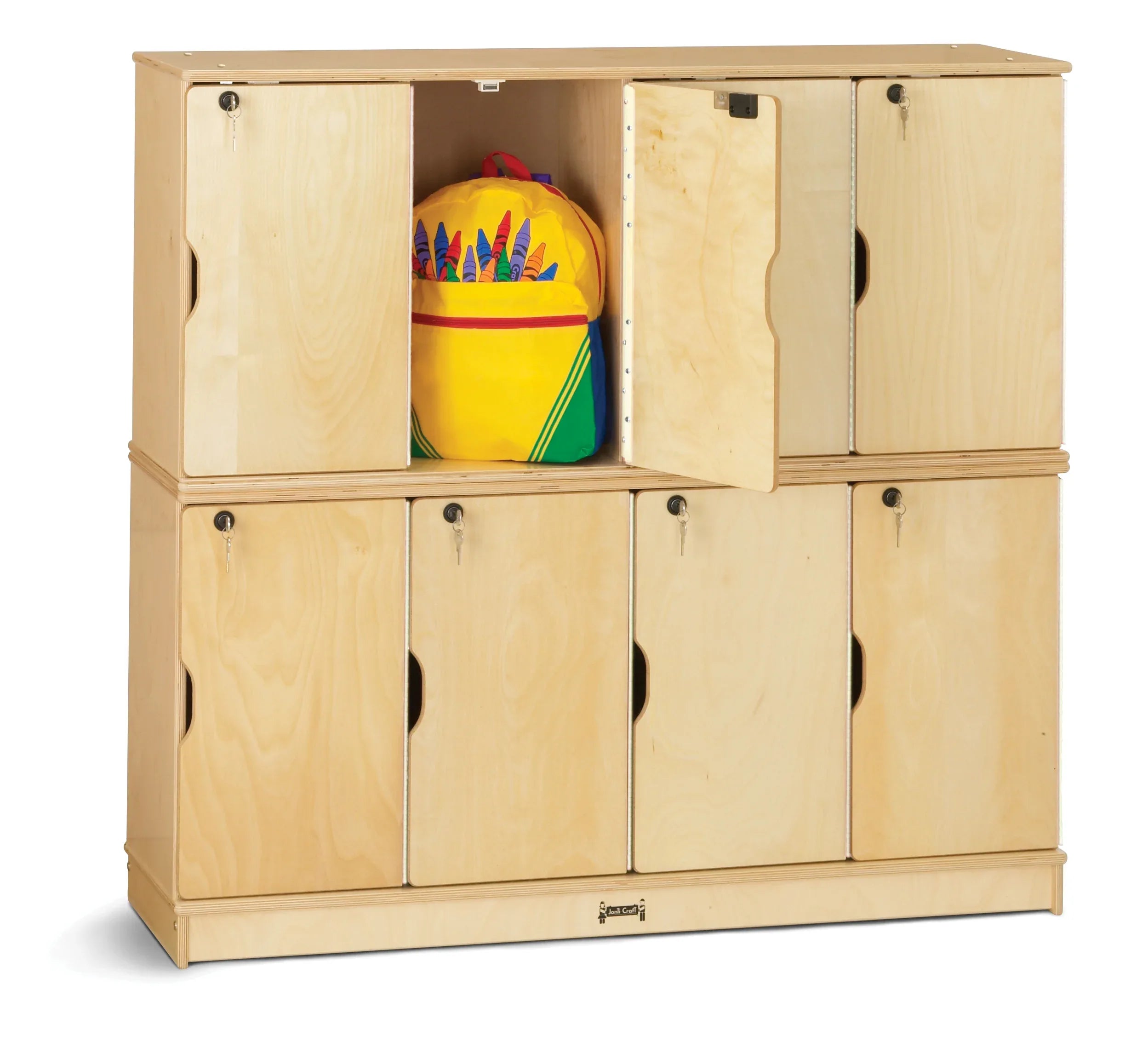 Jonti-Craft® Stacking Lockable Lockers - Triple Stack