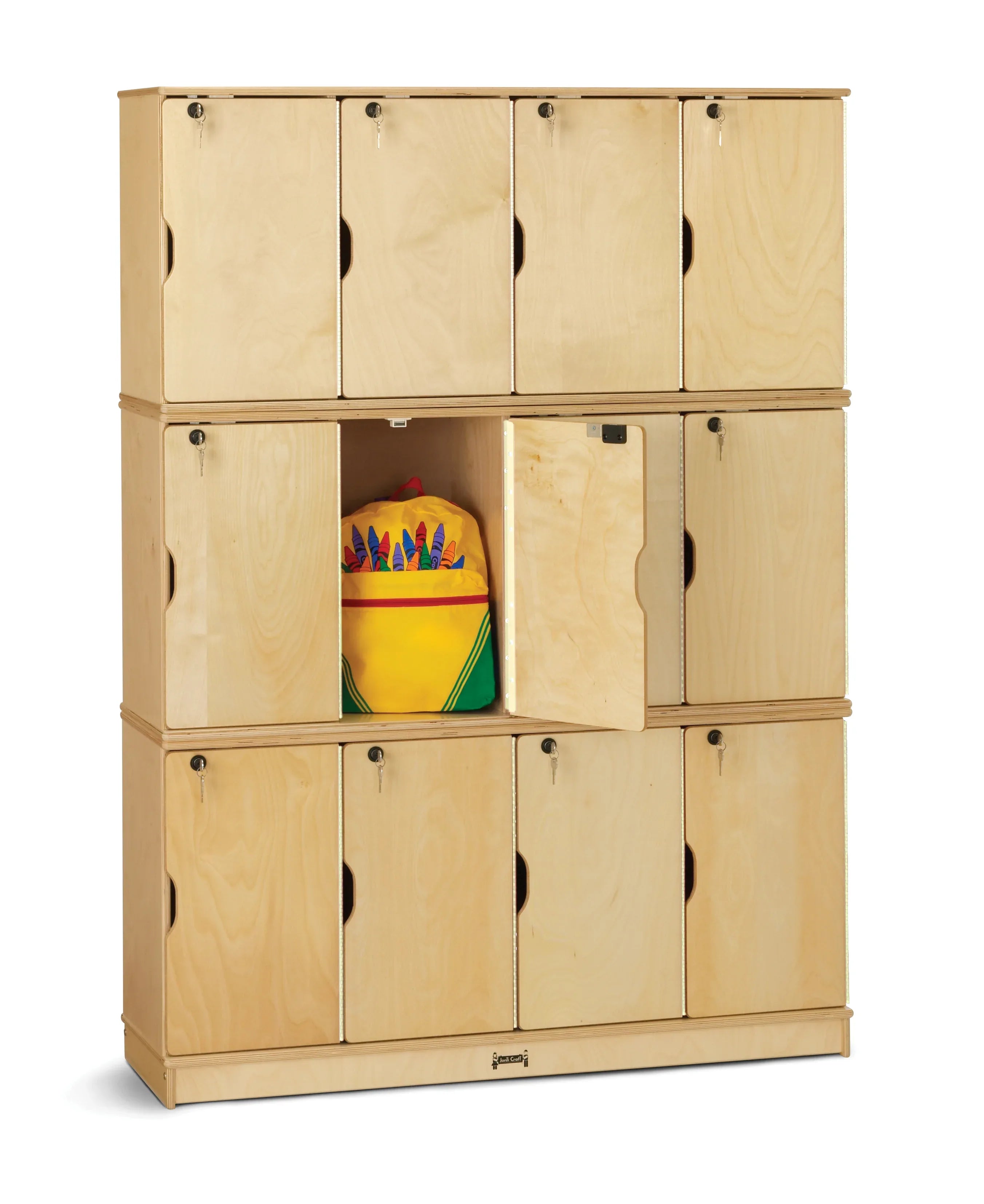 Jonti-Craft® Stacking Lockable Lockers - Double Stack