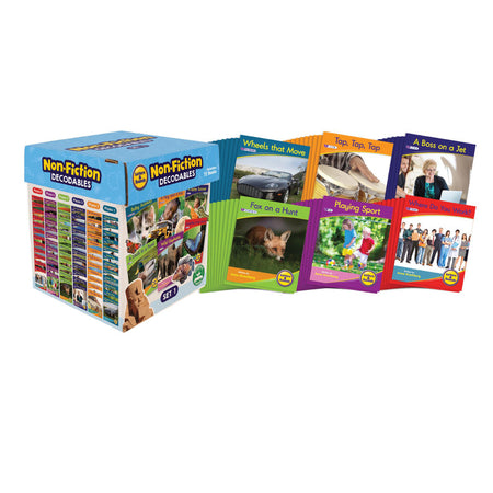 Letters & Sounds Non-Fiction Decodables Boxed Set, Set 1