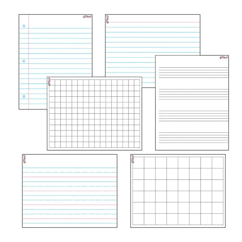 Papers & Grids Wipe-Off&reg; Charts Combo Pack