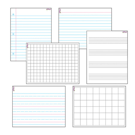 Papers & Grids Wipe-Off&reg; Charts Combo Pack