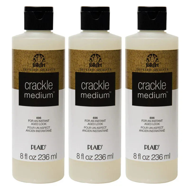 Crackle Medium, 8oz., Pack of 3