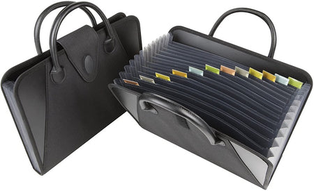 C-Line Expanding File with Handles, Letter Size, Black (48211)