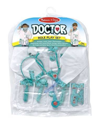 Melissa & Doug Doctor Role Play Costume Dress-Up Set (7 pcs) 4839
