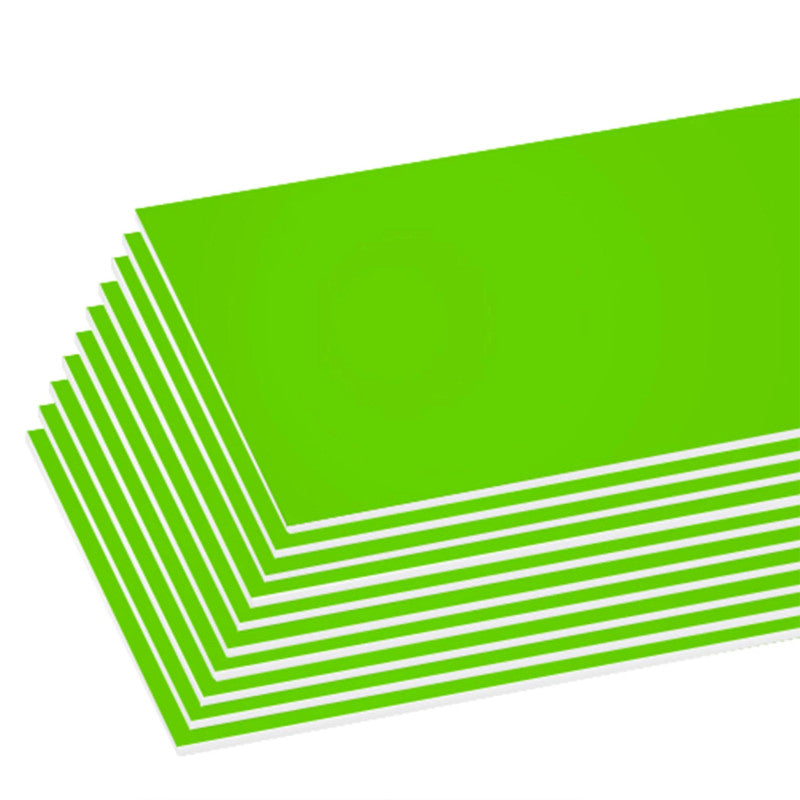 Foam Board, Fluorescent Green, Single