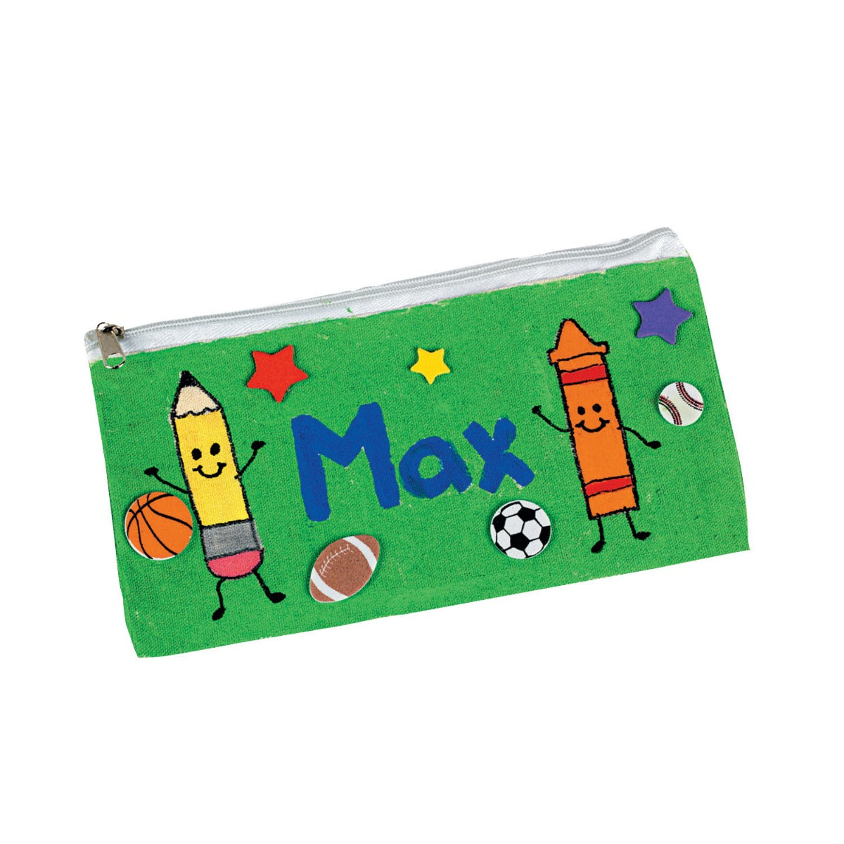 Canvas Pencil Cases To Decorate - 12/PKG