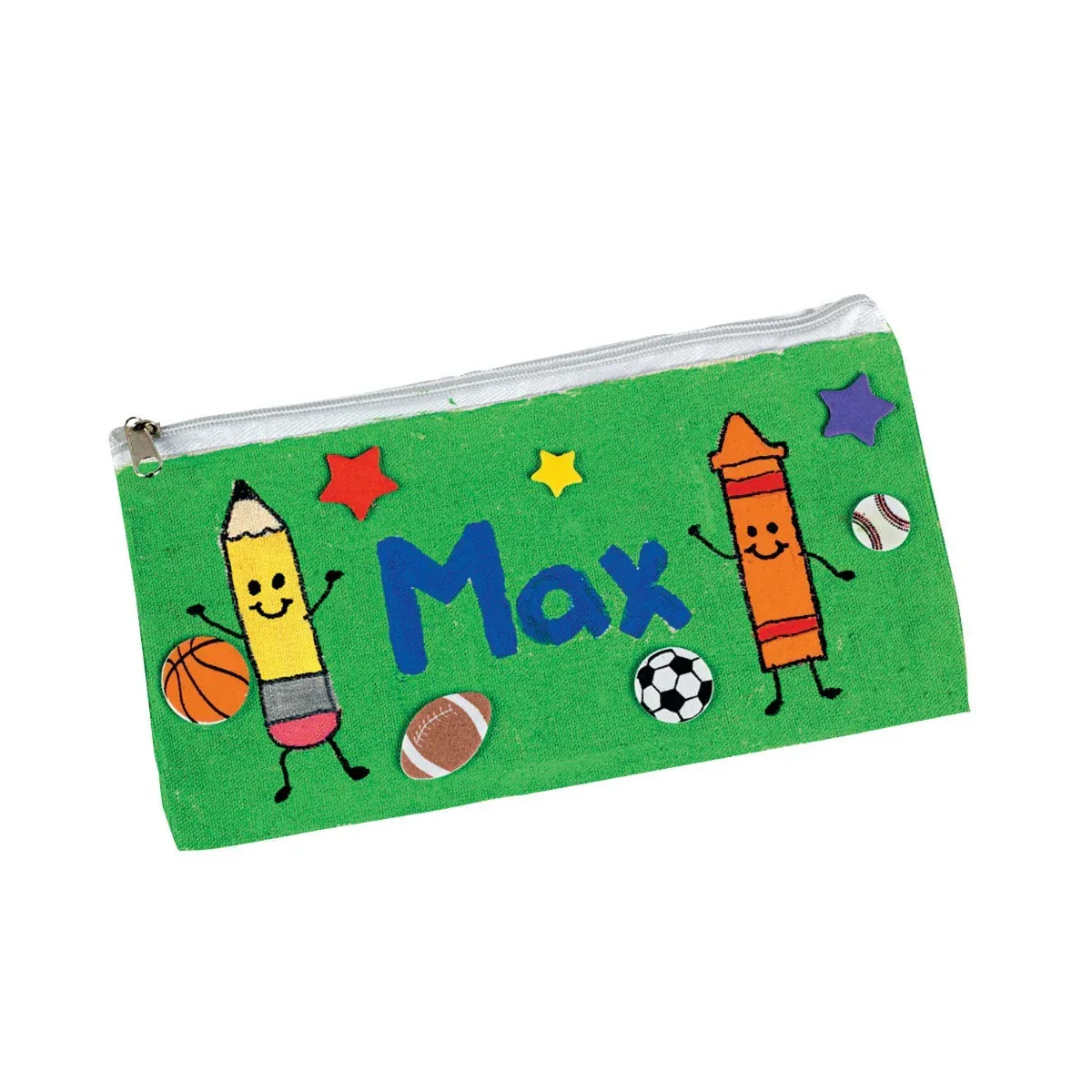 Canvas Pencil Cases To Decorate - 12/PKG