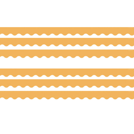 Golden Sun Scalloped Border Trim, 35 Feet Per Pack, 6 Packs