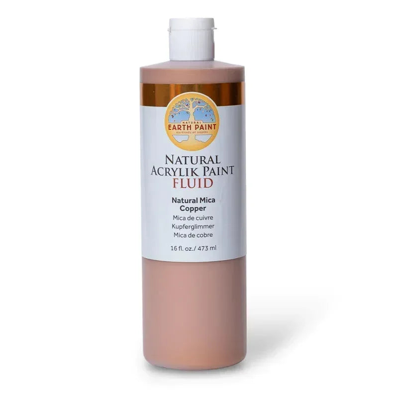 Natural Fluid Acrylik - 16 oz - Copper Mica