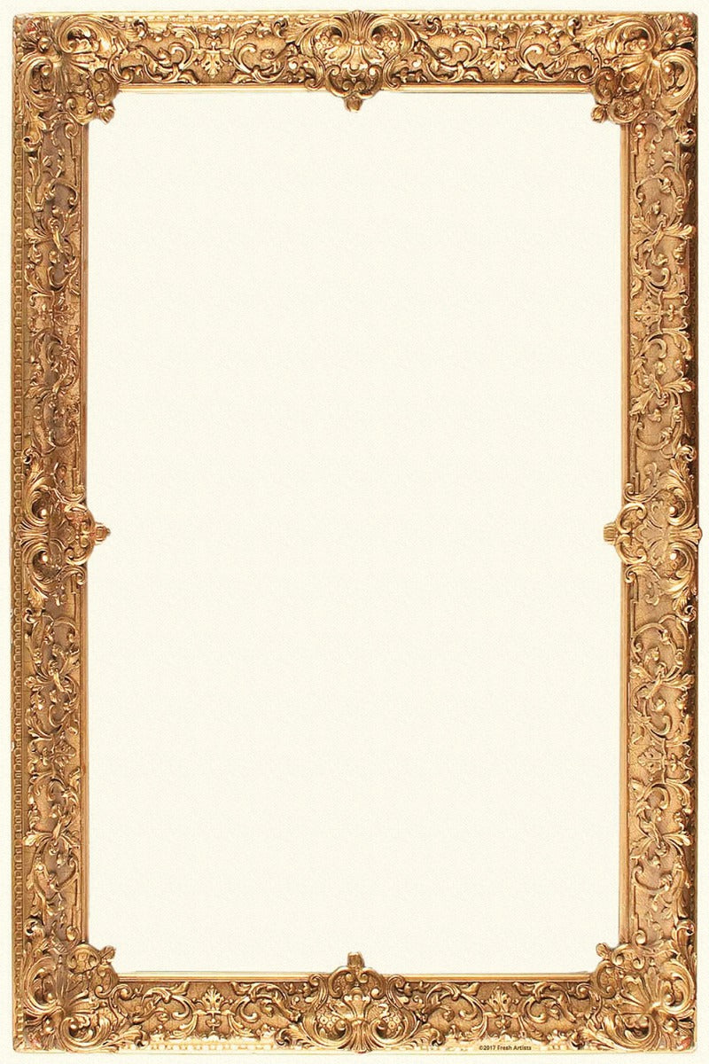 UCREATE® GOLD FRAME WATERCOLOR PAPER 12" X 18" GOLD FRAME 30 SHEETS