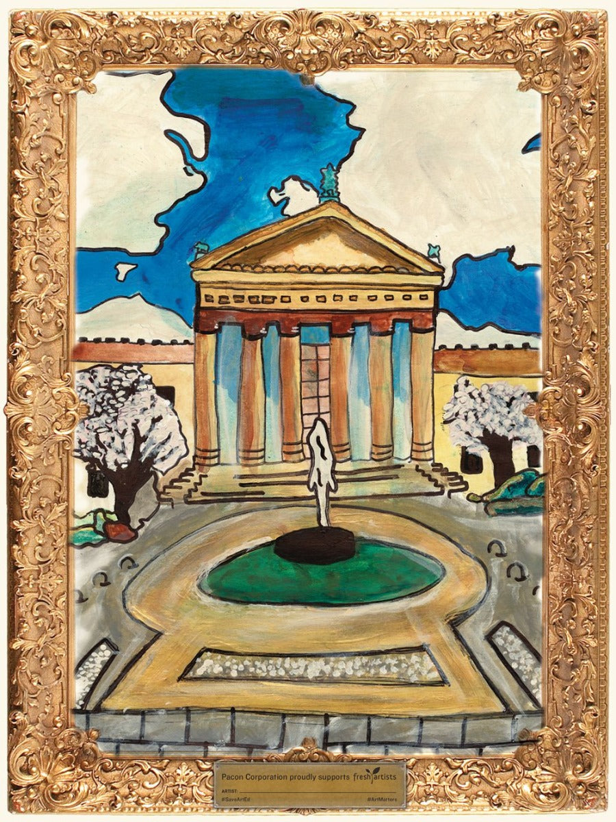 UCREATE® GOLD FRAME WATERCOLOR PAPER 12" X 18" GOLD FRAME 30 SHEETS